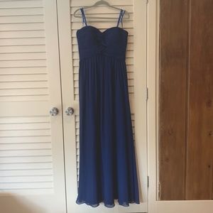 Royal blue formal dress